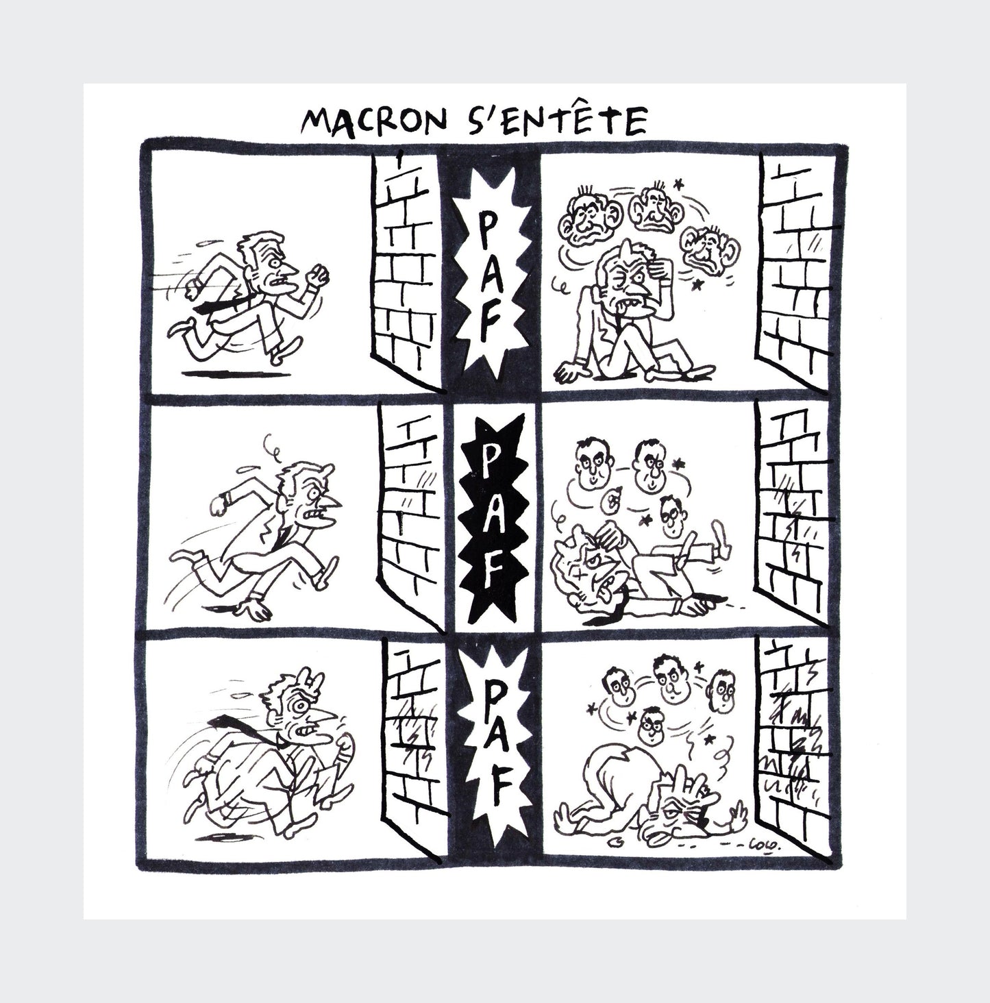 macron s'entête - artwork