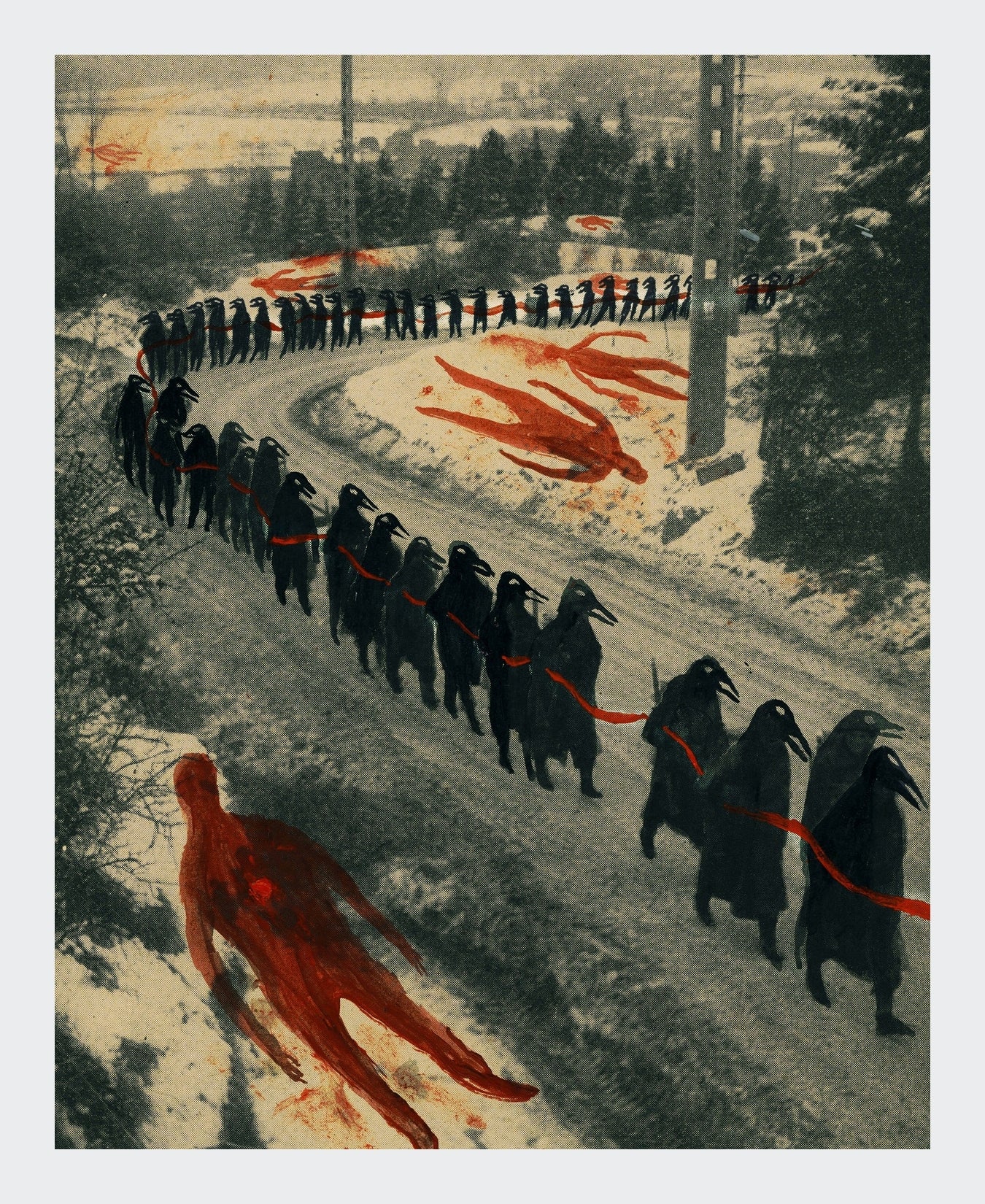 thin red thread - artprint