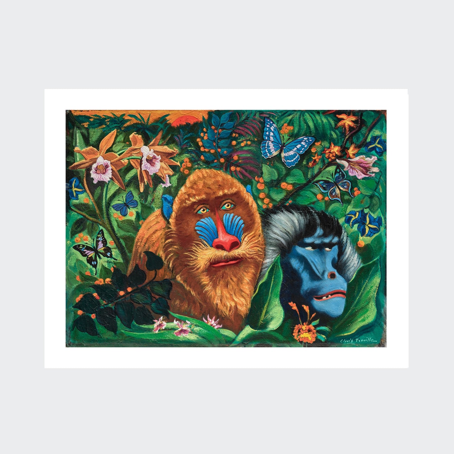 le mandrill - artprint
