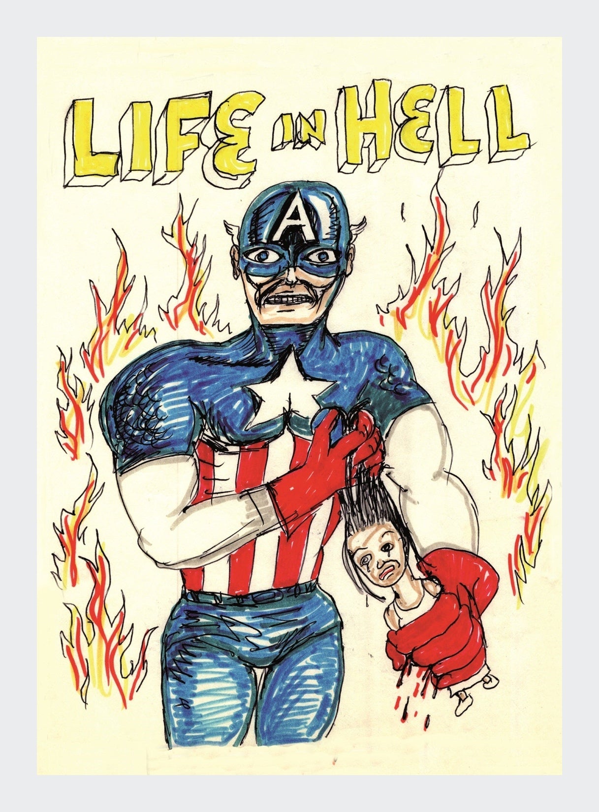 life in hell - cartes postales