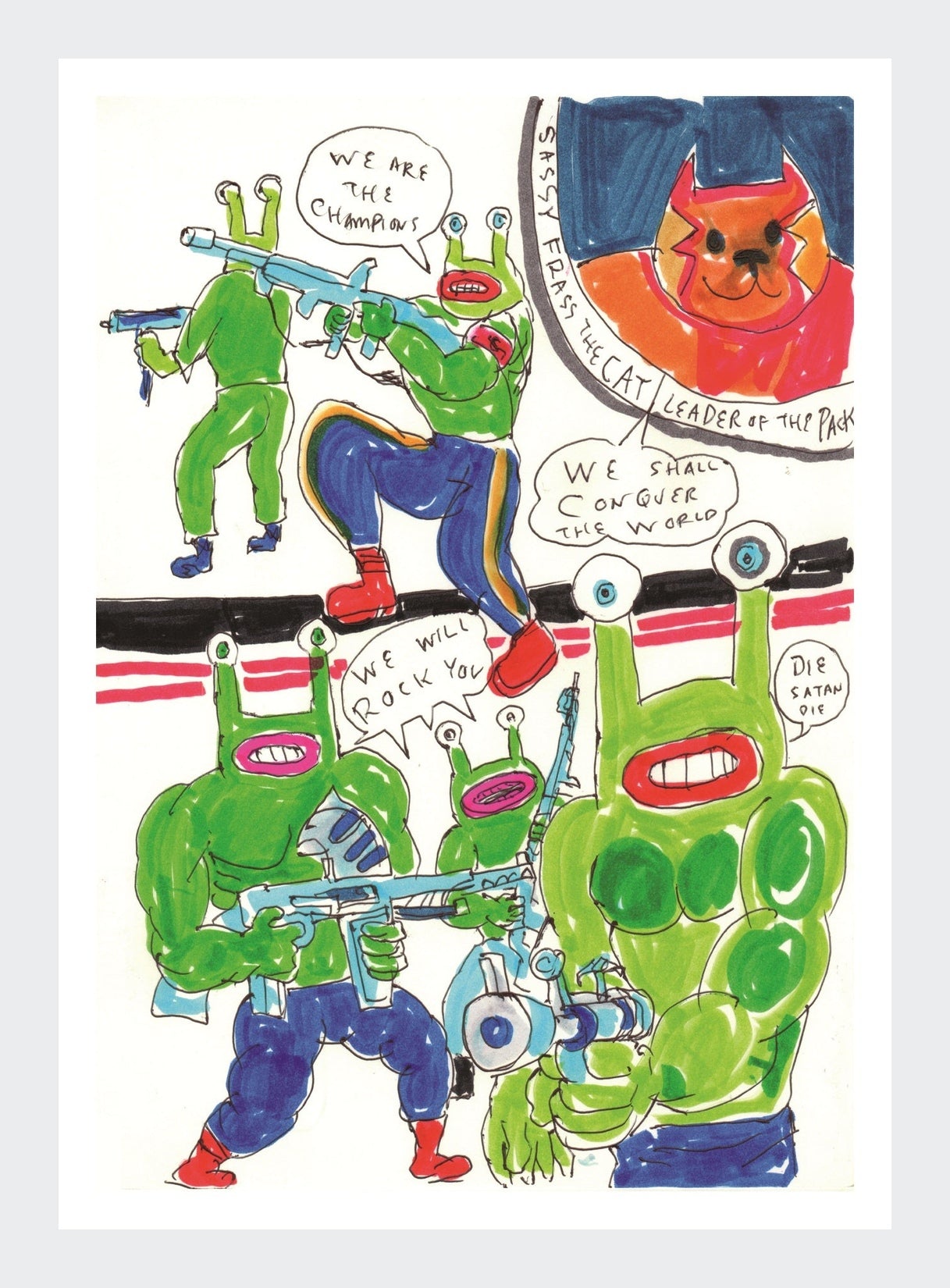 life in hell - cartes postales