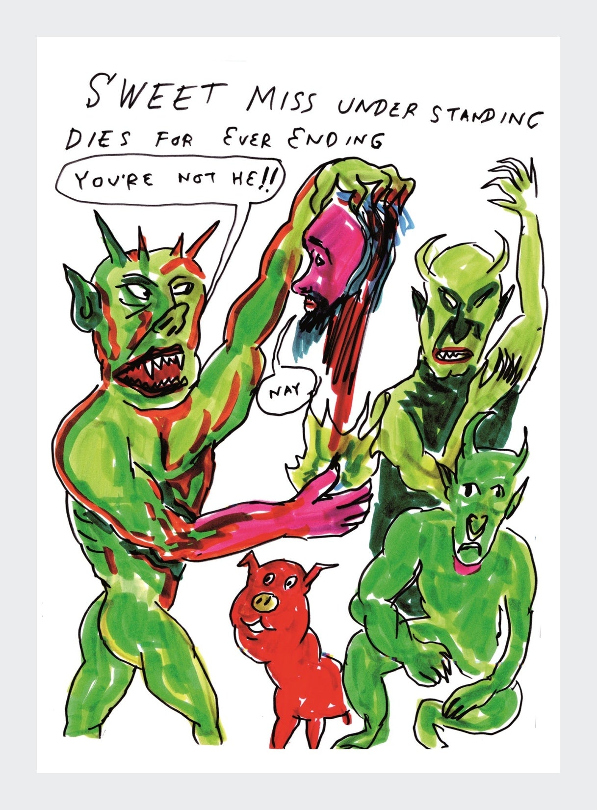 life in hell - cartes postales