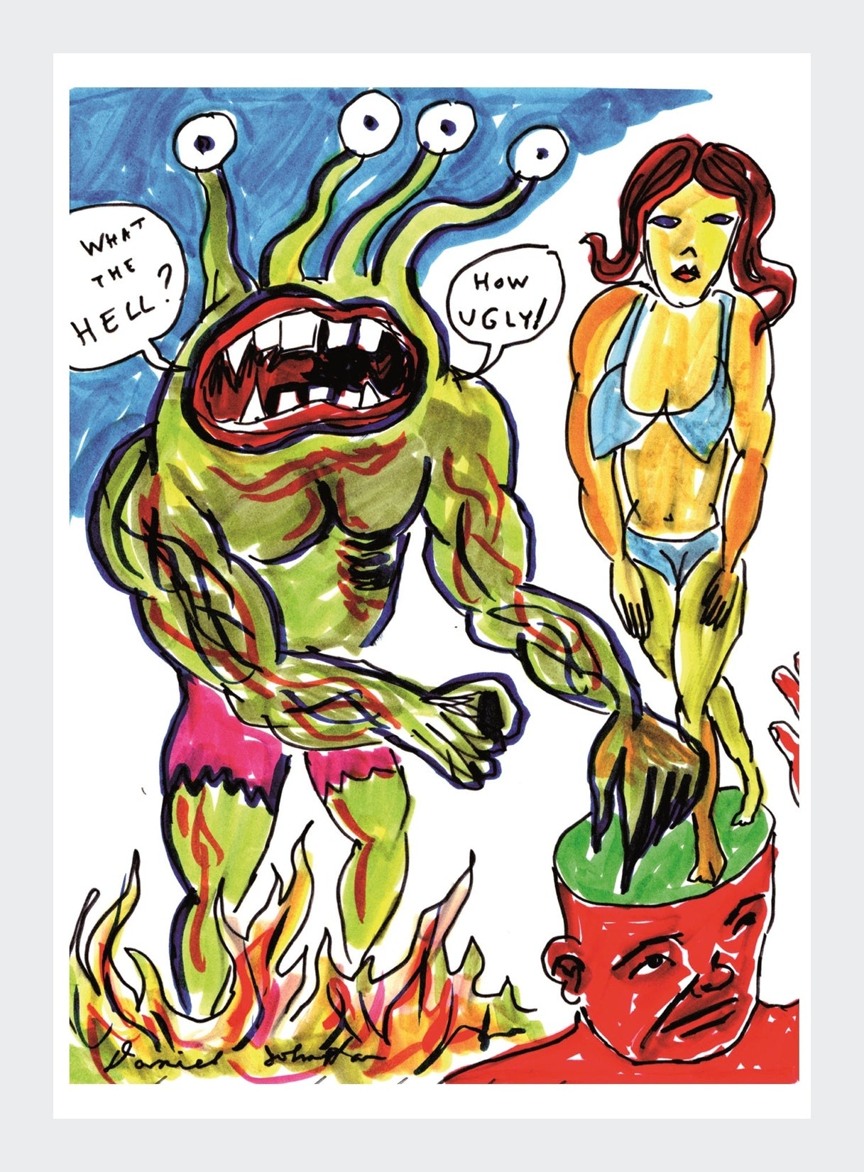 life in hell - cartes postales