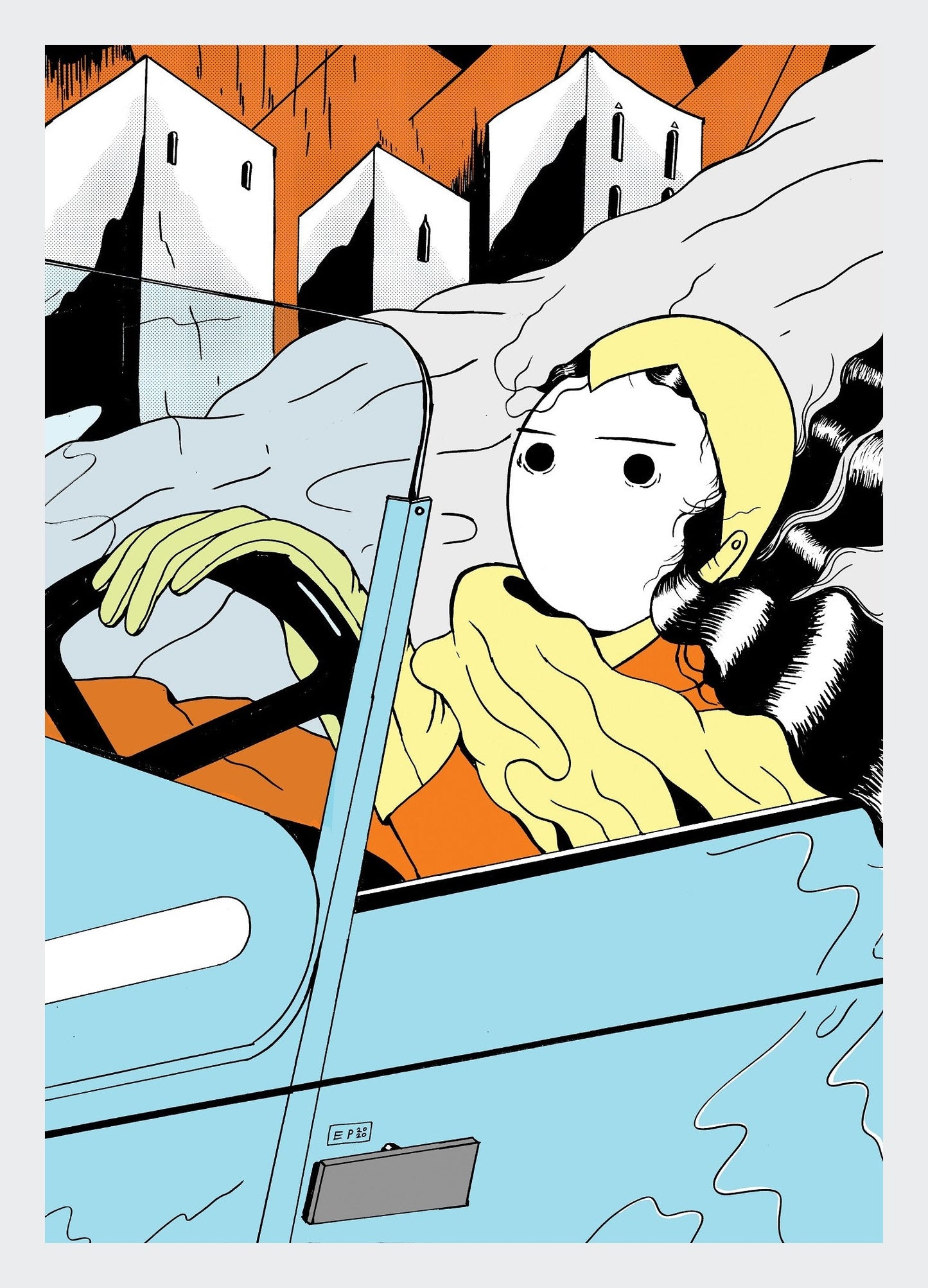 fungirl art deco - artprint