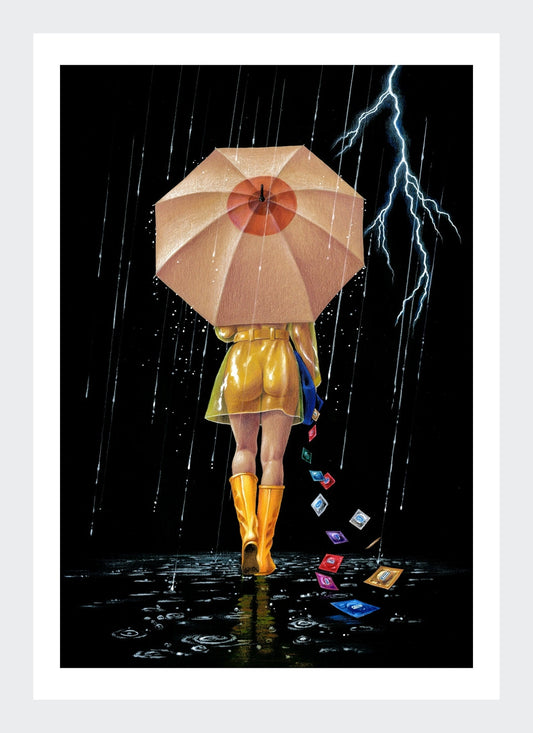 when it rains - artprint