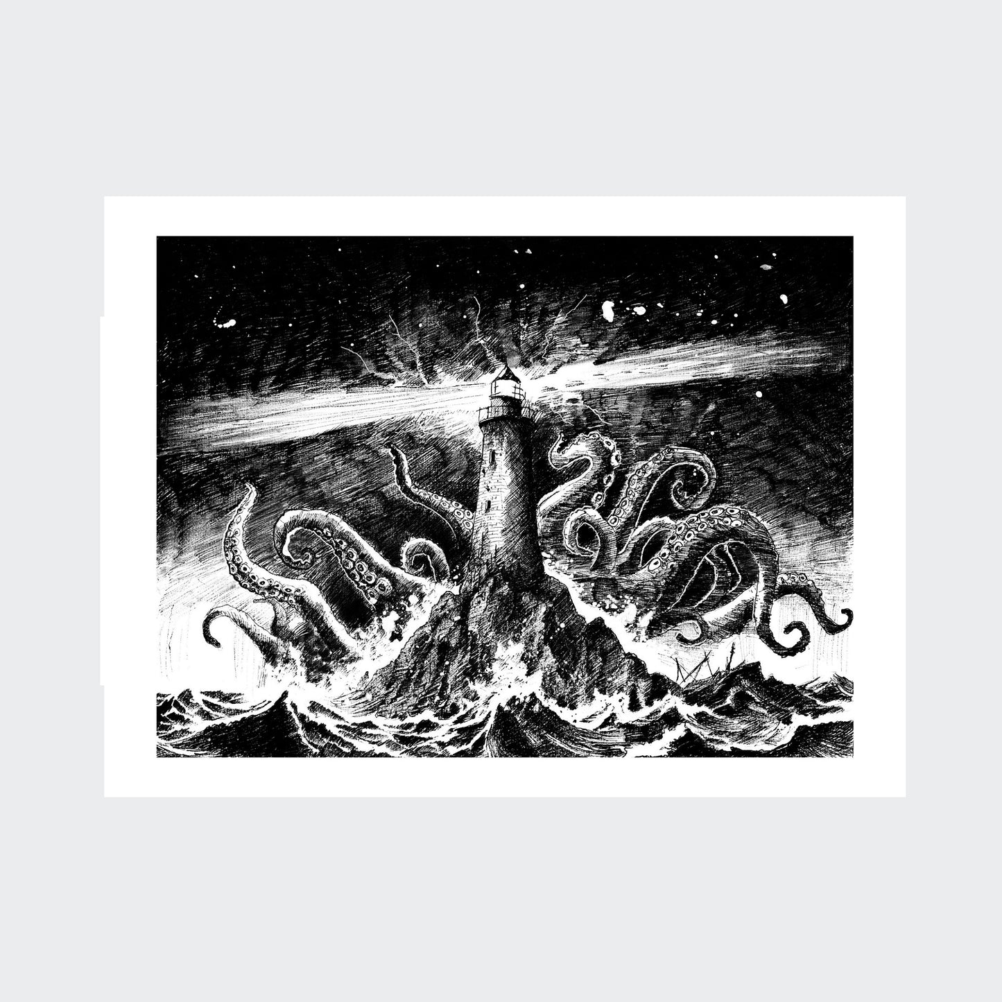 the lighthouse - artprint