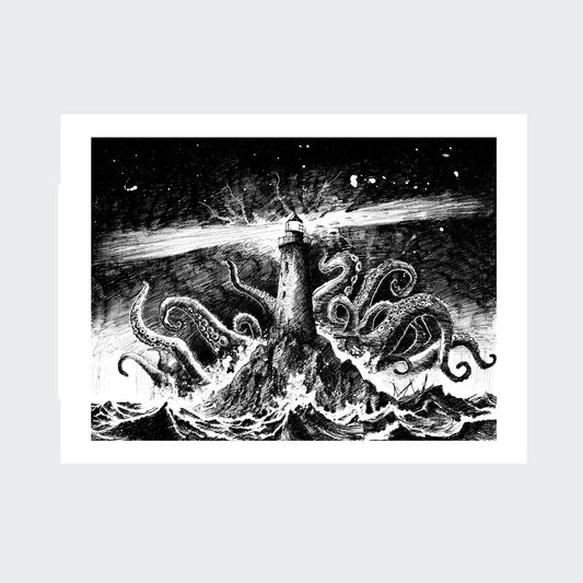 the lighthouse - artprint