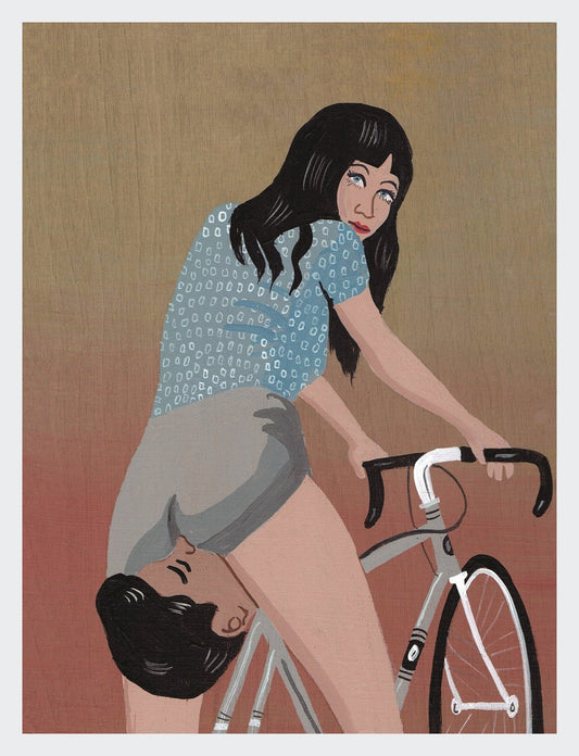 bicycle race - artprint