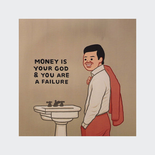 money is your god - poster