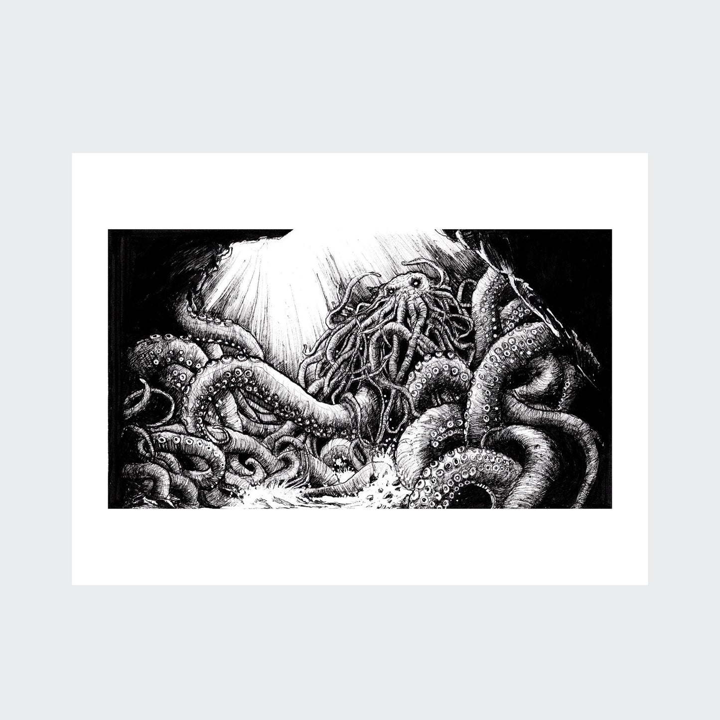 the cave - artprint