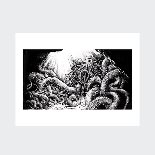 the cave - artprint