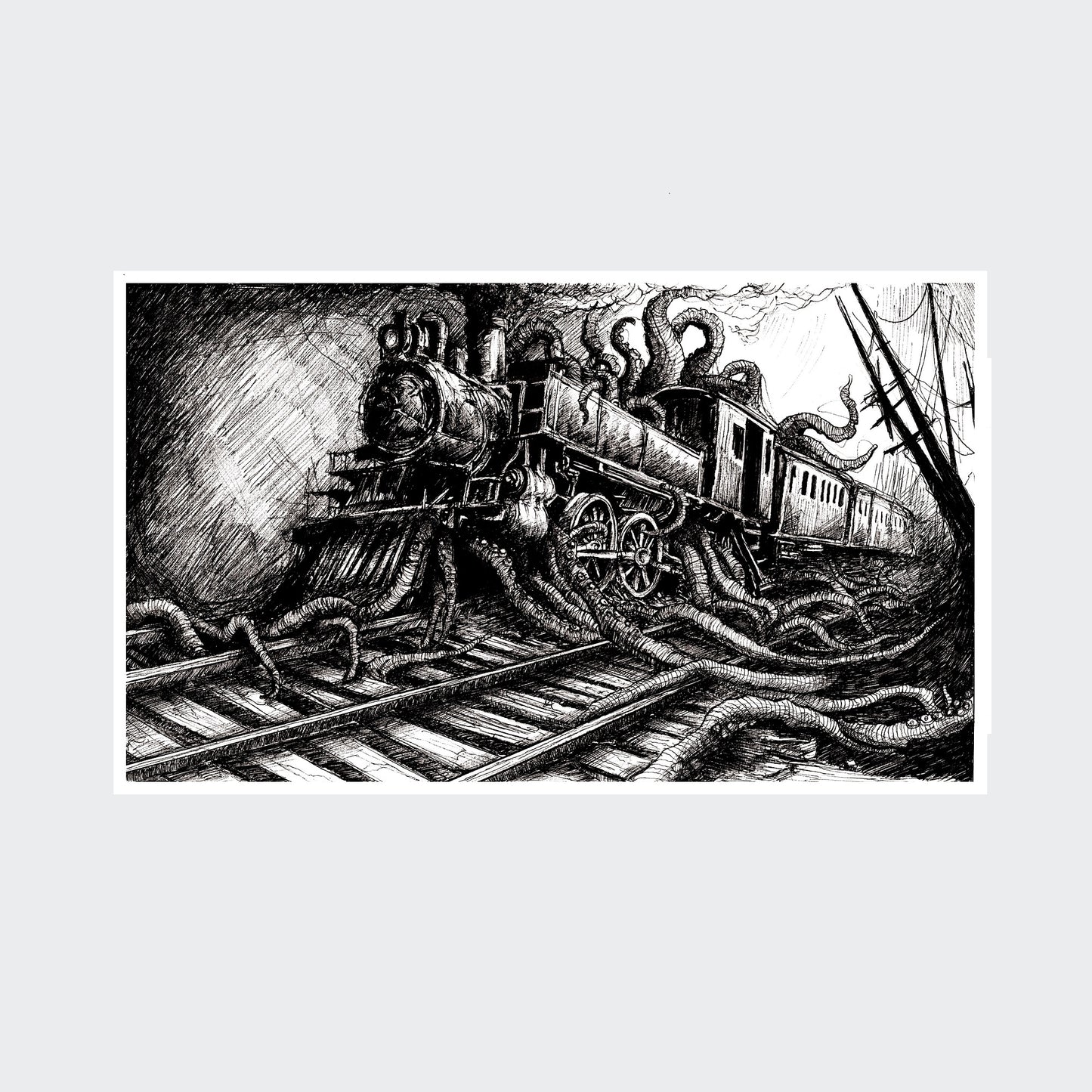 the train - artwork