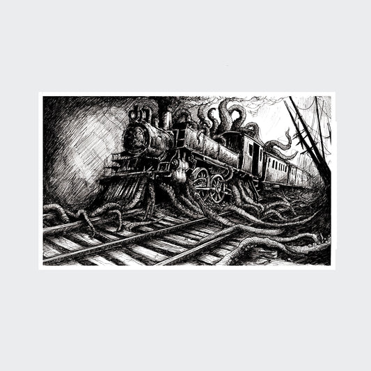 the train - artwork