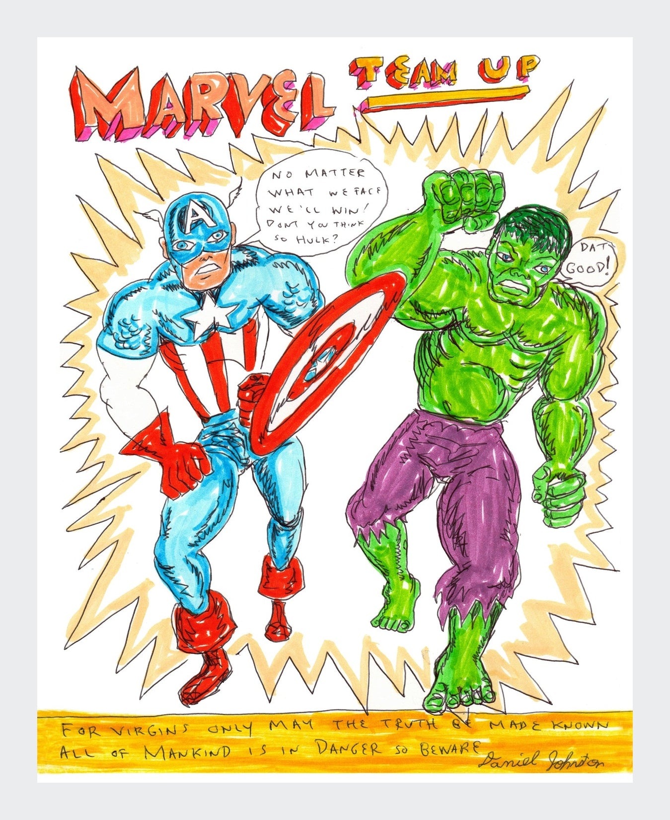 marvel team up - artprint