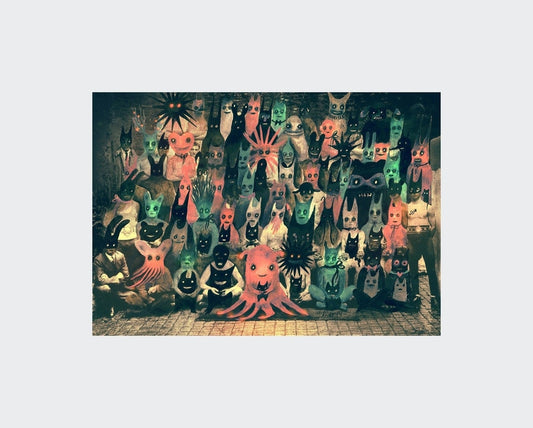 all the faces - artprint