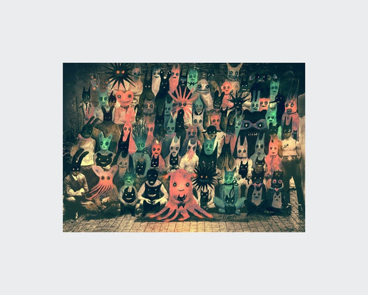 all the faces XL - artprint
