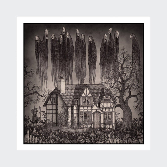 house in the woods - artprint