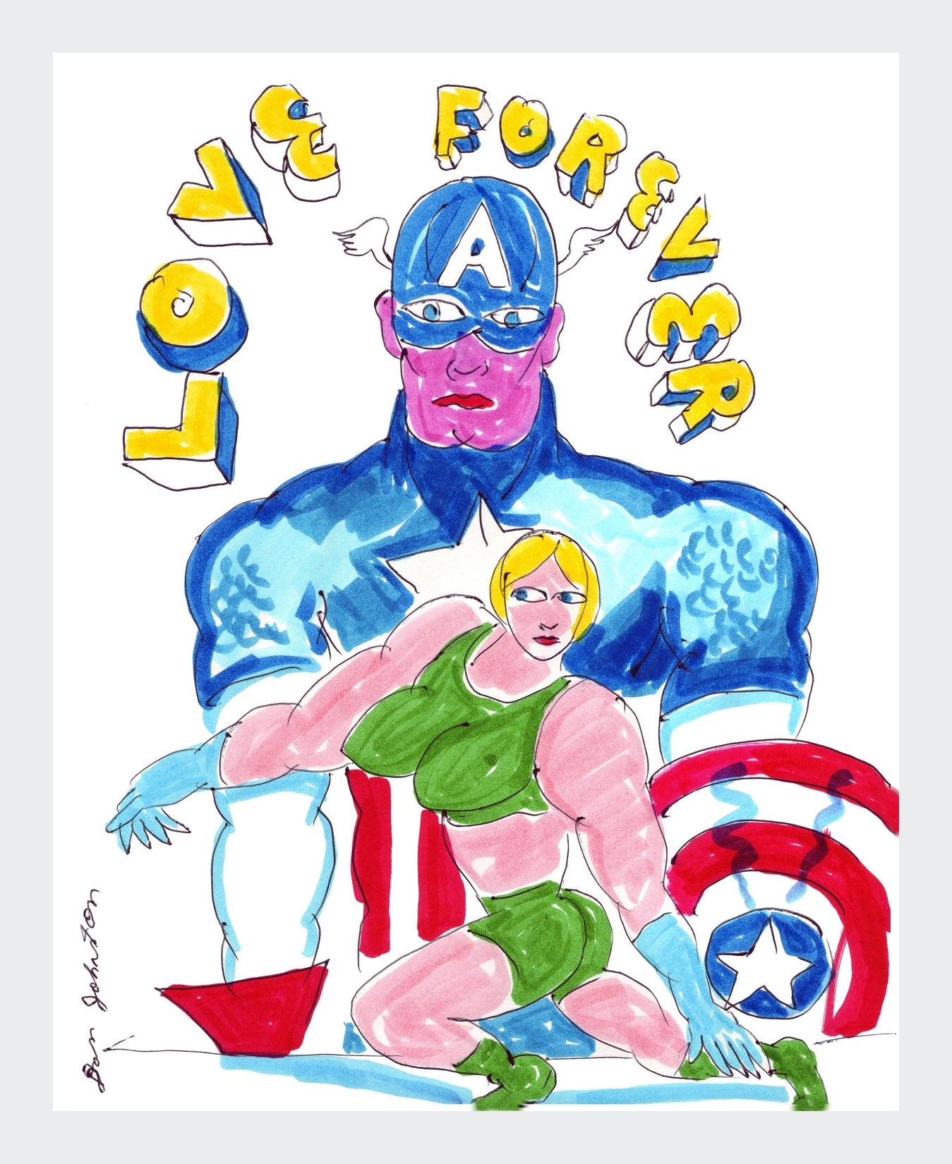 love forever - artprint