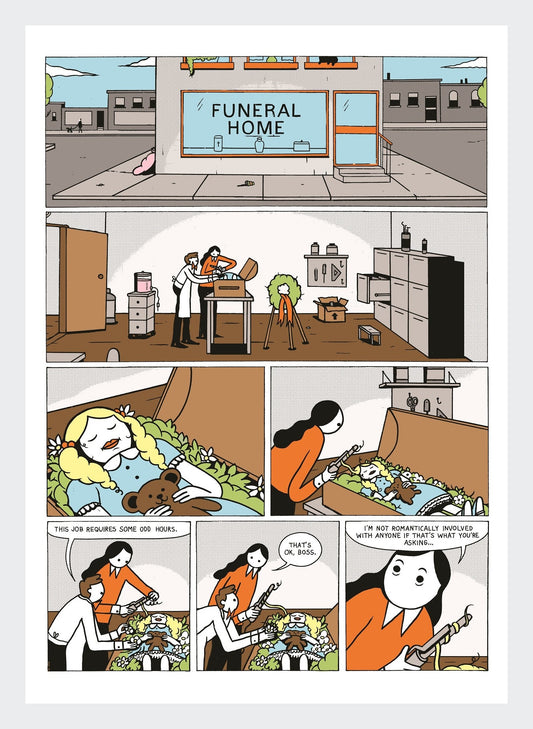 funeral home story - set of 5 prints