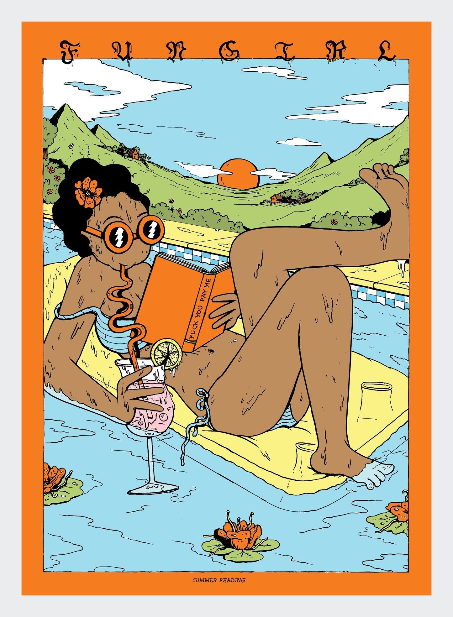 summer reading ll - artprint