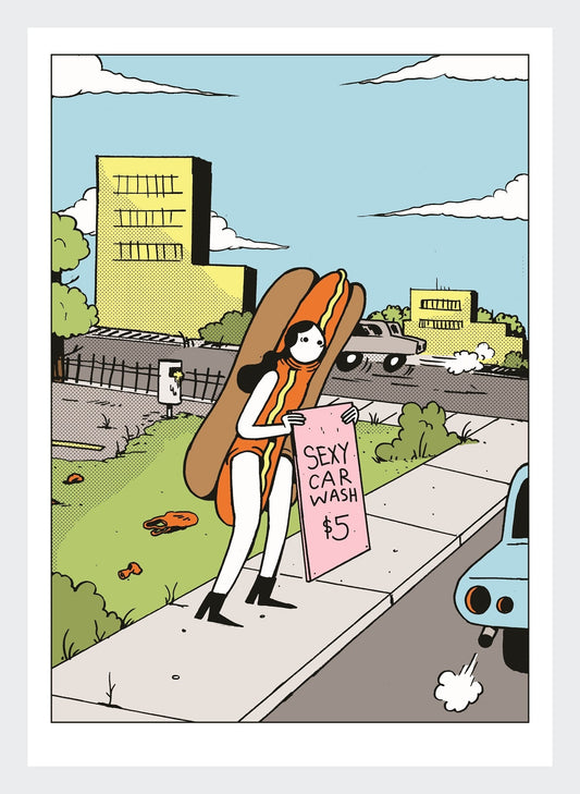 sexy car wash - artprint