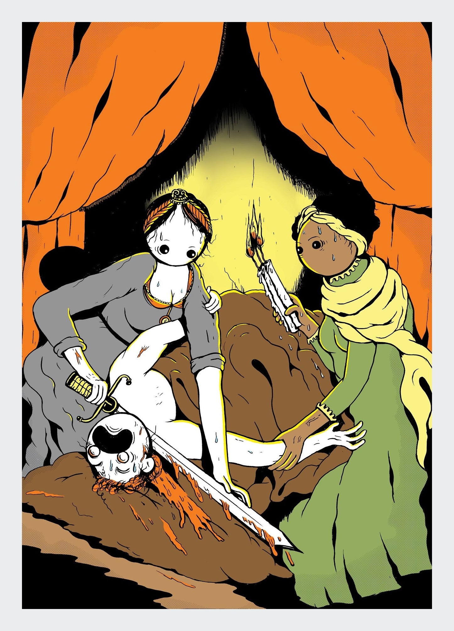 fungirl caravaggio - artprint
