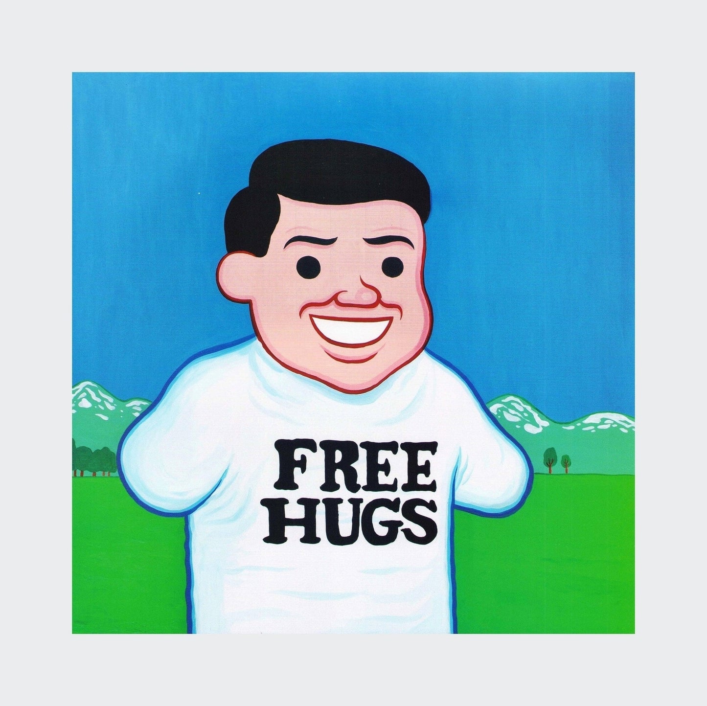 free hugs - poster