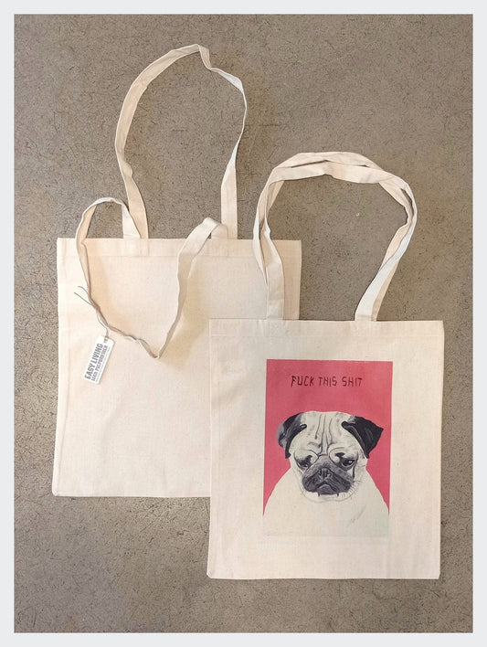 fuck this shit - tote bag